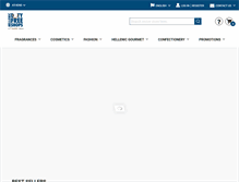 Tablet Screenshot of dutyfreeshops.gr